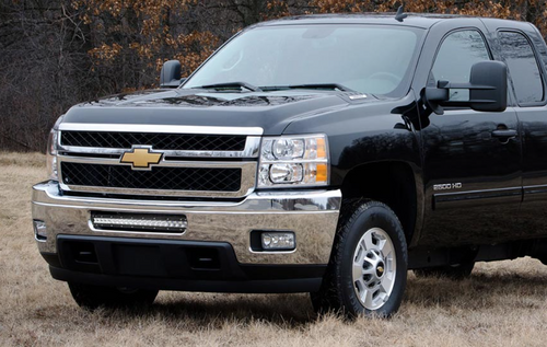 2007-2013 Chevy Silverado Hidden Bumper 20" Light Bar Kit - vehicle-specific brackets
