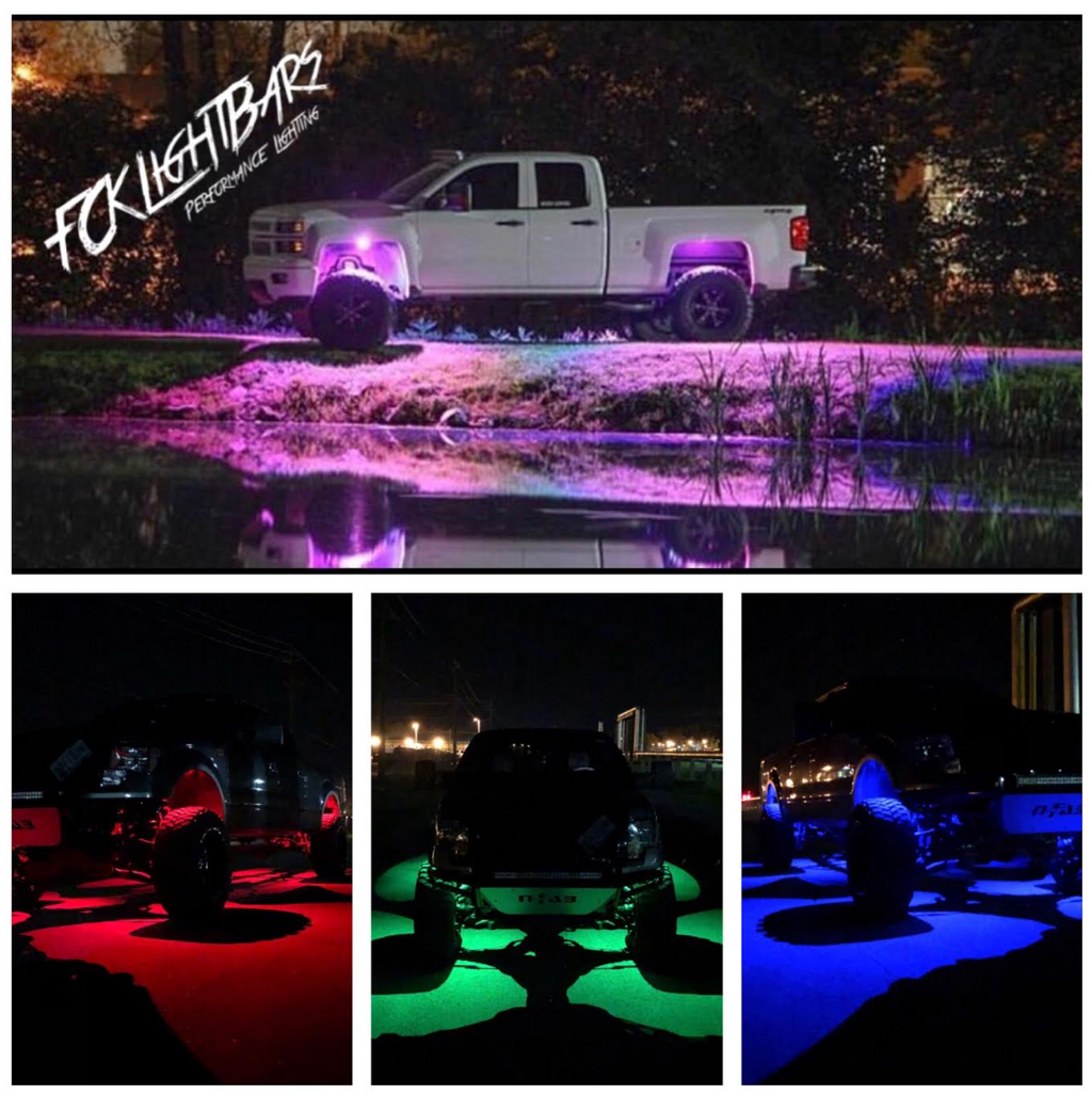 High Intensity RGB Multi Color Rock Lights (Red, Green and Blue)