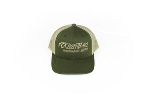 Snapback Hat (Green and White)