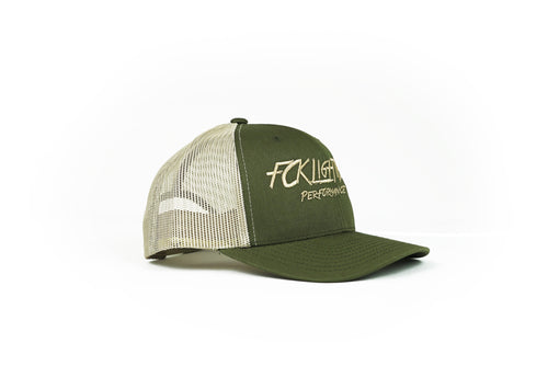 Snapback Hat (Green and White)