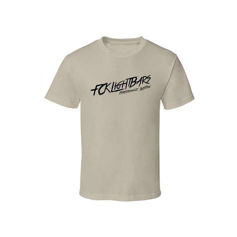Short Sleeve T-Shirt (Tan/Black) (Front)