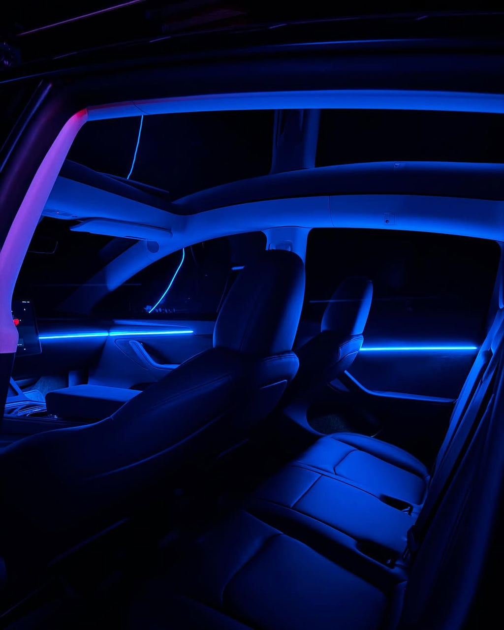 Complete INTERIOR AMBIENT LIGHTING KIT for Tesla's