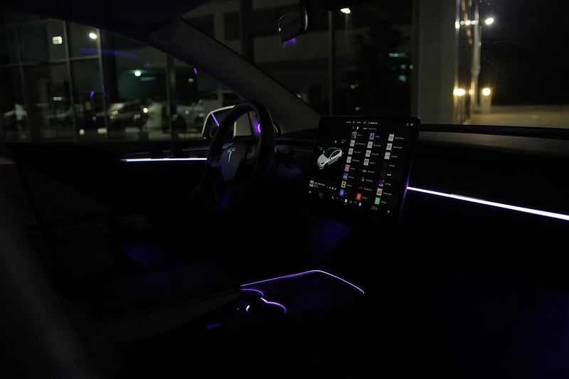 Complete INTERIOR AMBIENT LIGHTING KIT for Tesla's