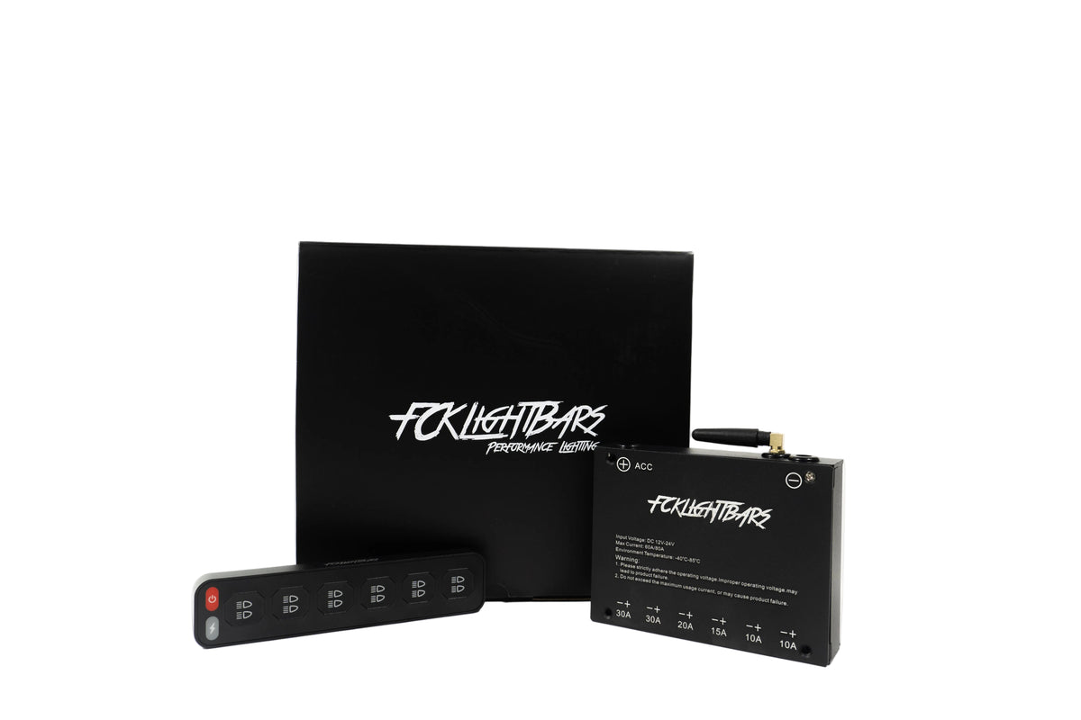 FCKLightBars Wireless Switch Control Panel System - no dash holes, no wires to run