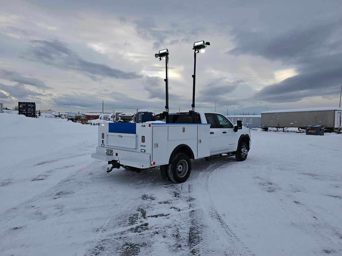 Truck Bed Mounted LED Light Towers 