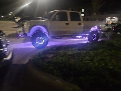 Jeremy L. customer photo: High-Intensity RGB+W Wheel Lights