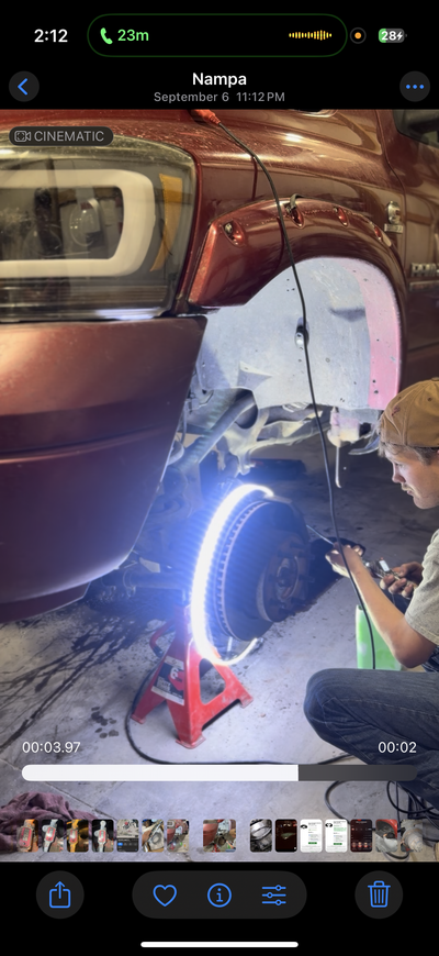 Thanh N. customer photo: High-Intensity RGB+W Wheel Lights