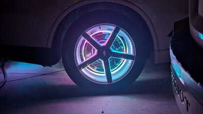 Rob D. customer photo: High-Intensity RGB+W Wheel Lights