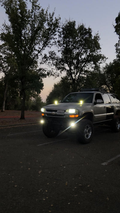 Connor W. customer photo: Hyper Series LED Pods – Amber & White Dual Output (Pair)