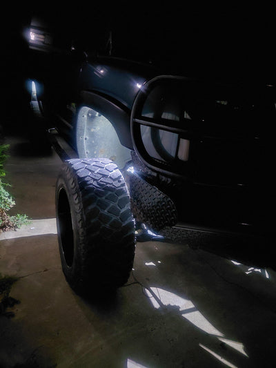 ray W. customer photo: Pure White Rock Lights