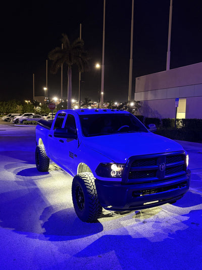 Pedro R. customer photo: Pure White Rock Lights