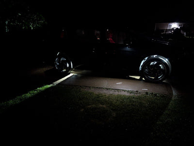 Tyler J. customer photo: Pure White Rock Lights