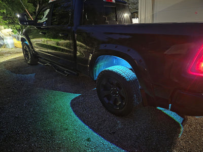 Andrew L. customer photo: Pure White Rock Lights
