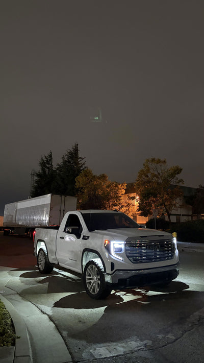 Juan H. customer photo: Pure White Rock Lights