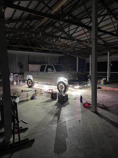 Cole C. customer photo: Pure White Wheel Lights
