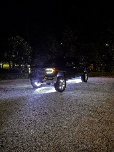 Mason L. customer photo: Pure White Wheel Lights