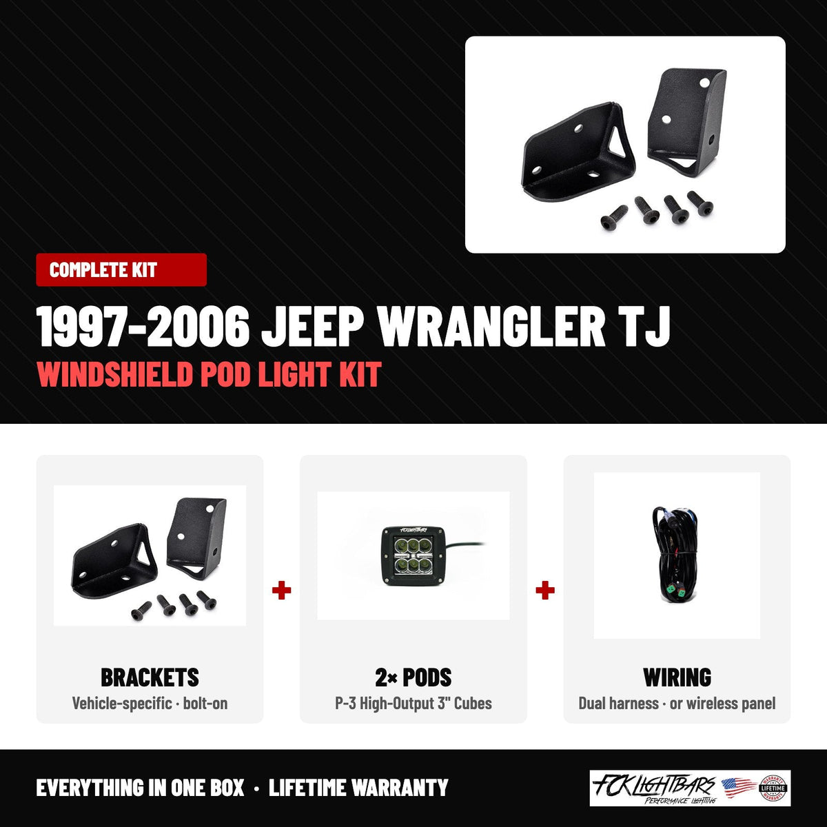 Complete kit: P-3 High-Output 3" Cubes