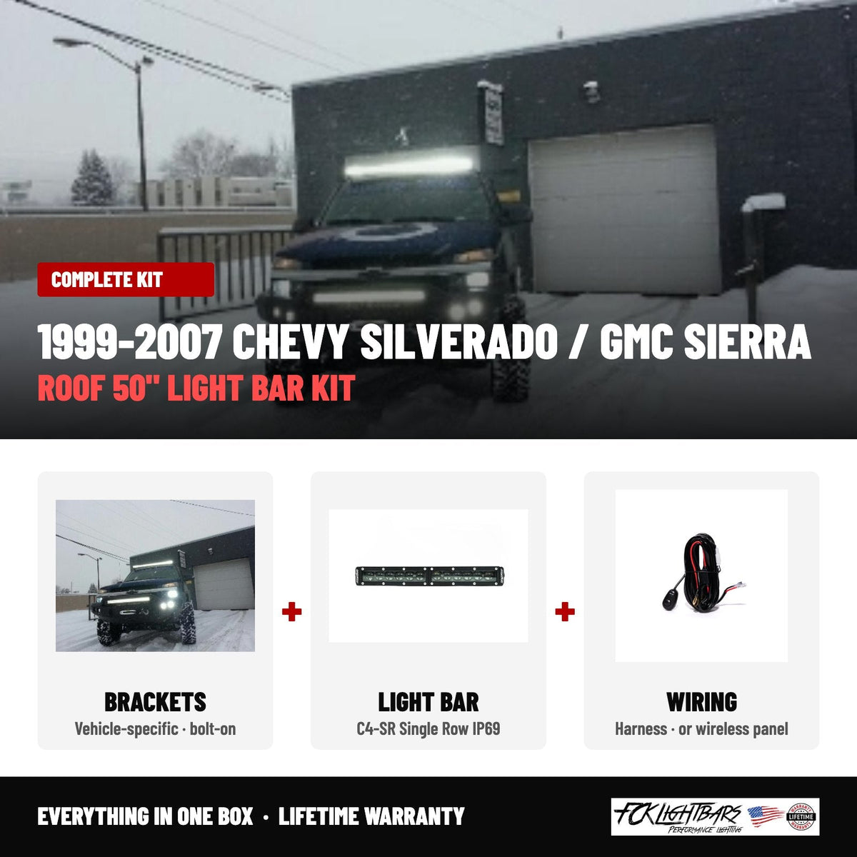 Complete kit: C4-SR Single Row IP69