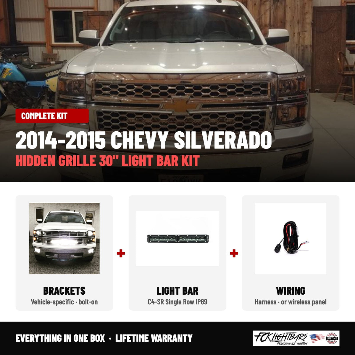 Complete kit: C4-SR Single Row IP69