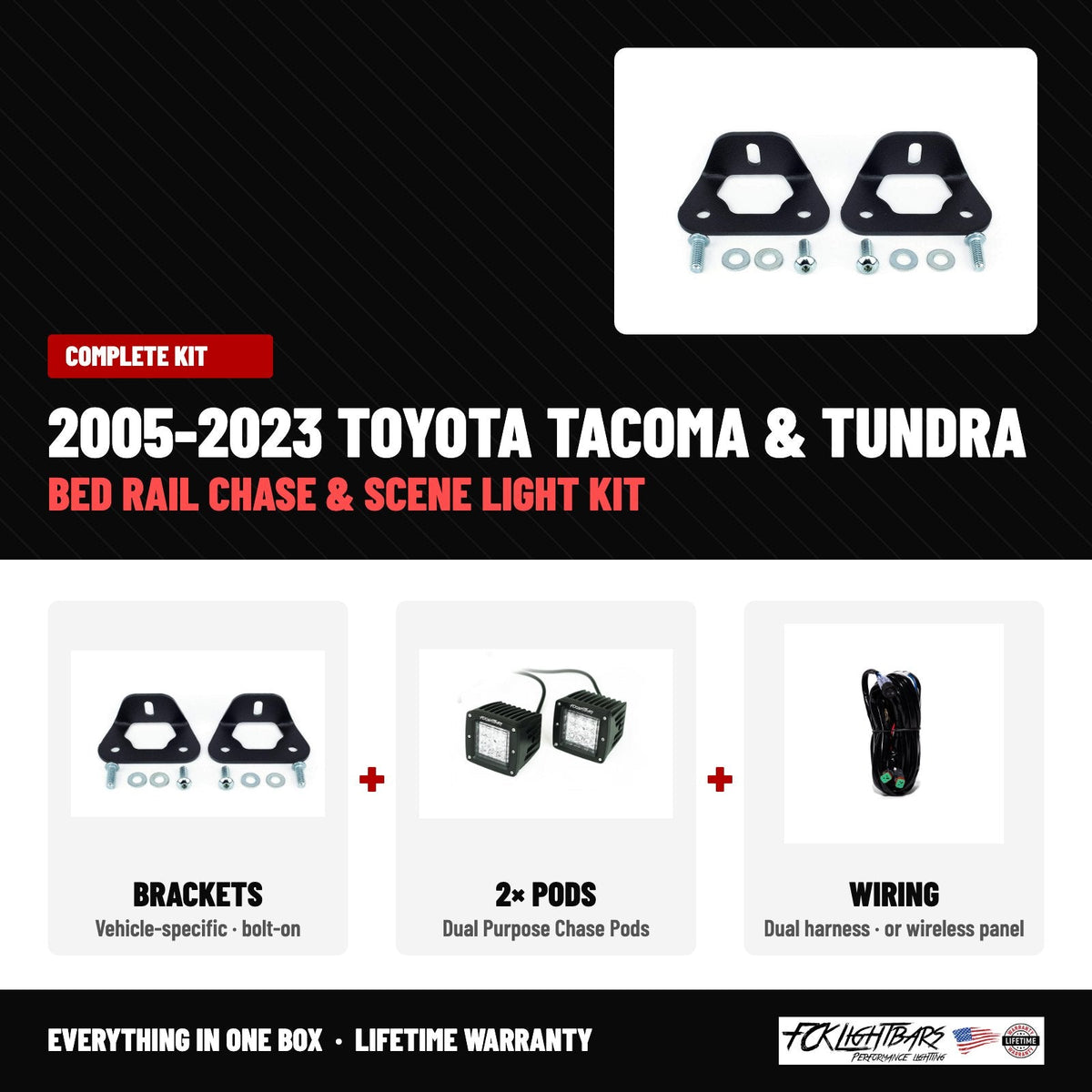 Complete kit: Dual Purpose Chase Pods