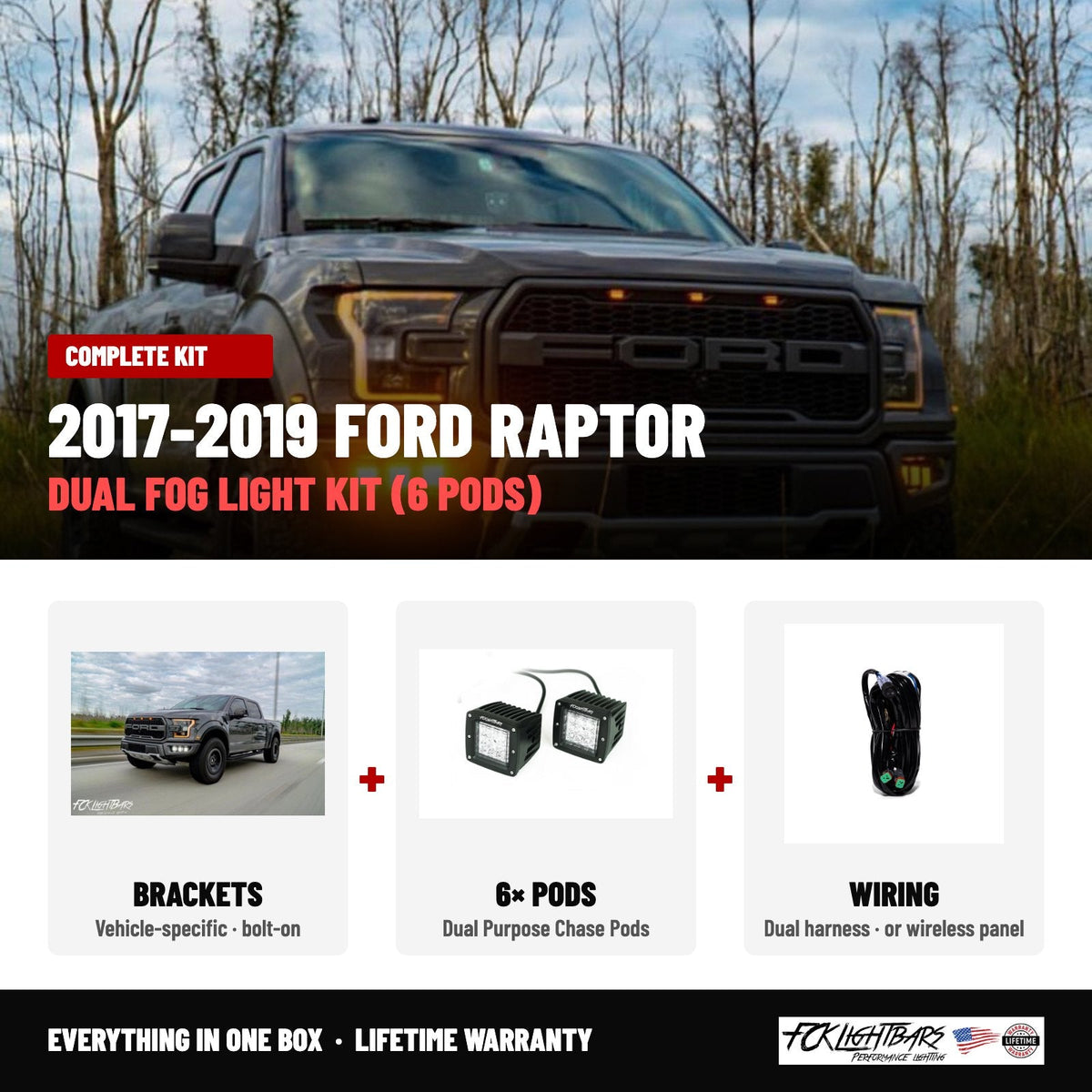 Complete kit: Dual Purpose Chase Pods