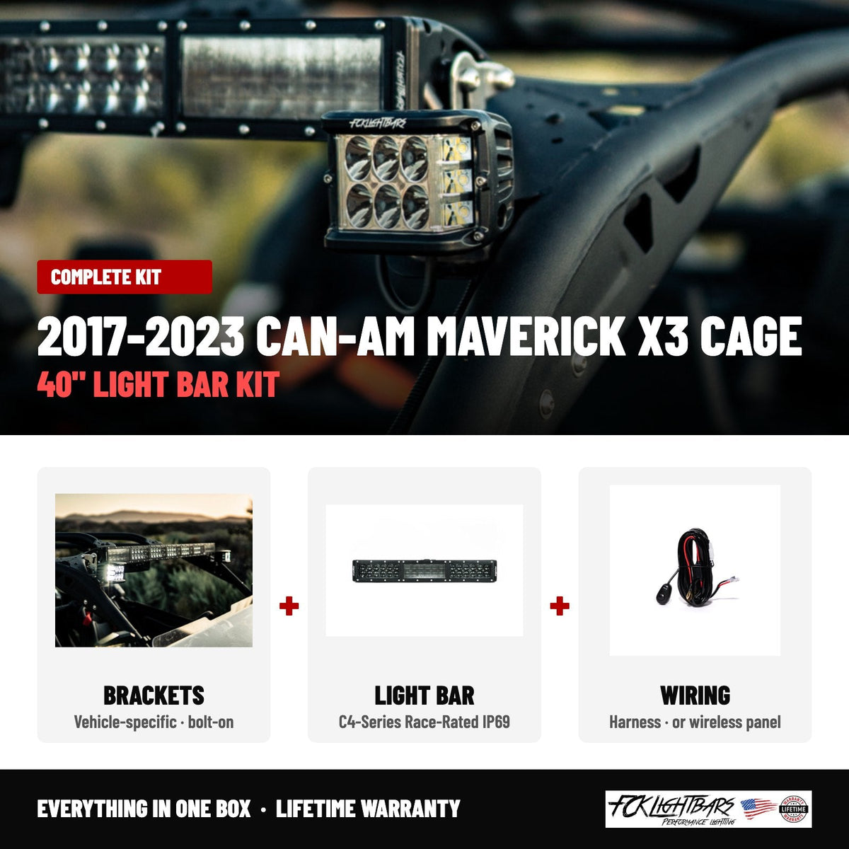 Complete kit: C4-Series Race-Rated IP69