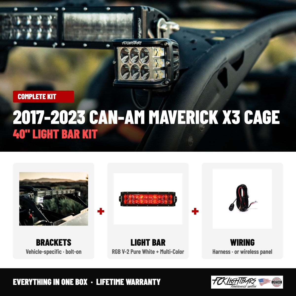 Complete kit: RGB V-2 Pure White + Multi-Color