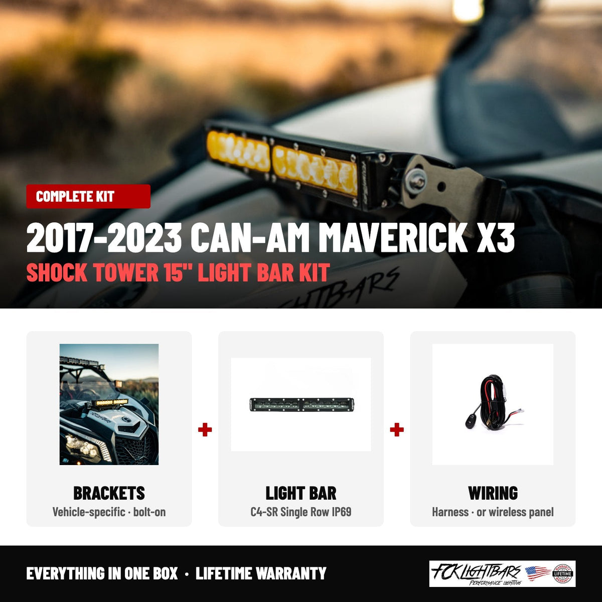 Complete kit: C4-SR Single Row IP69