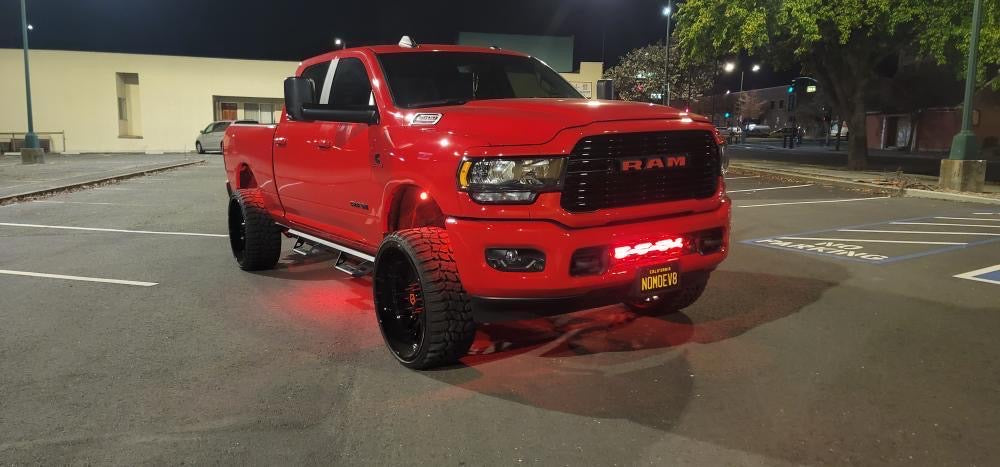 2019-2025 Ram 2500 / 3500 Bumper 20" Light Bar Kit - vehicle-specific brackets