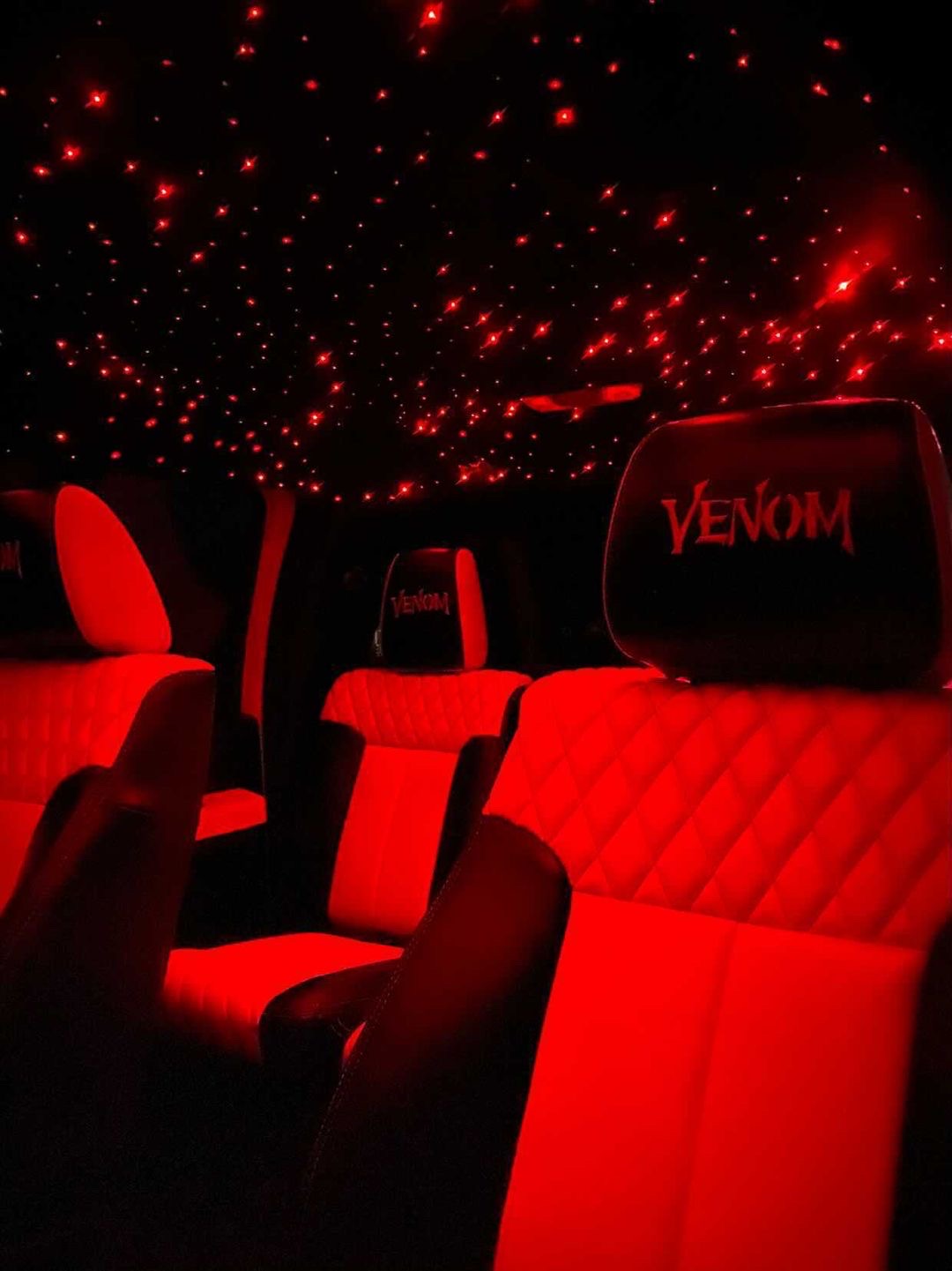 Starlight Headliner Kit glowing red