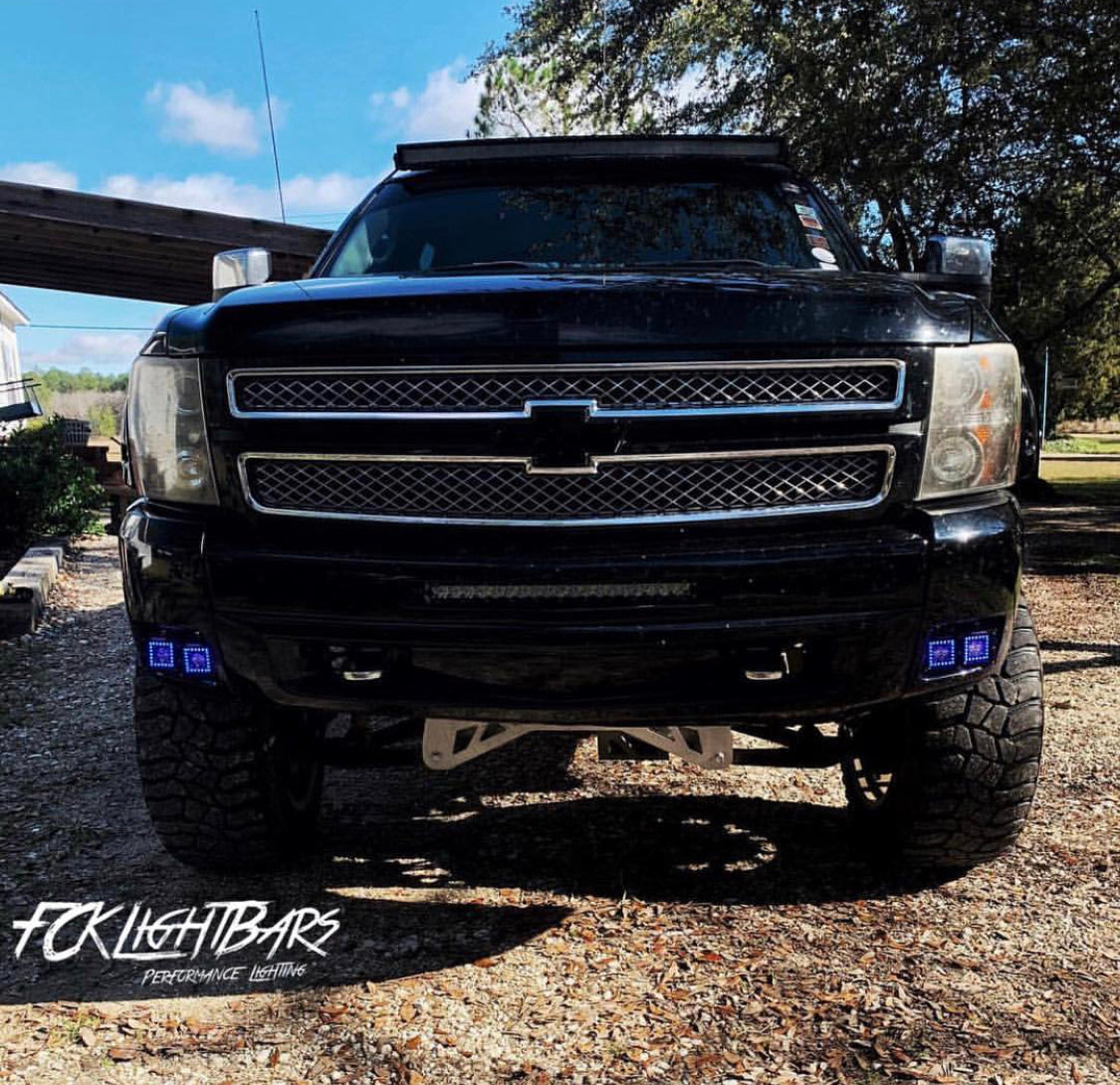 2007-2014 Silverado/Sierra Dual Fog Light Kit FCKLightBars 2007-2014 Silverado/Sierra Dual Fog Light Kit FCKLightBars