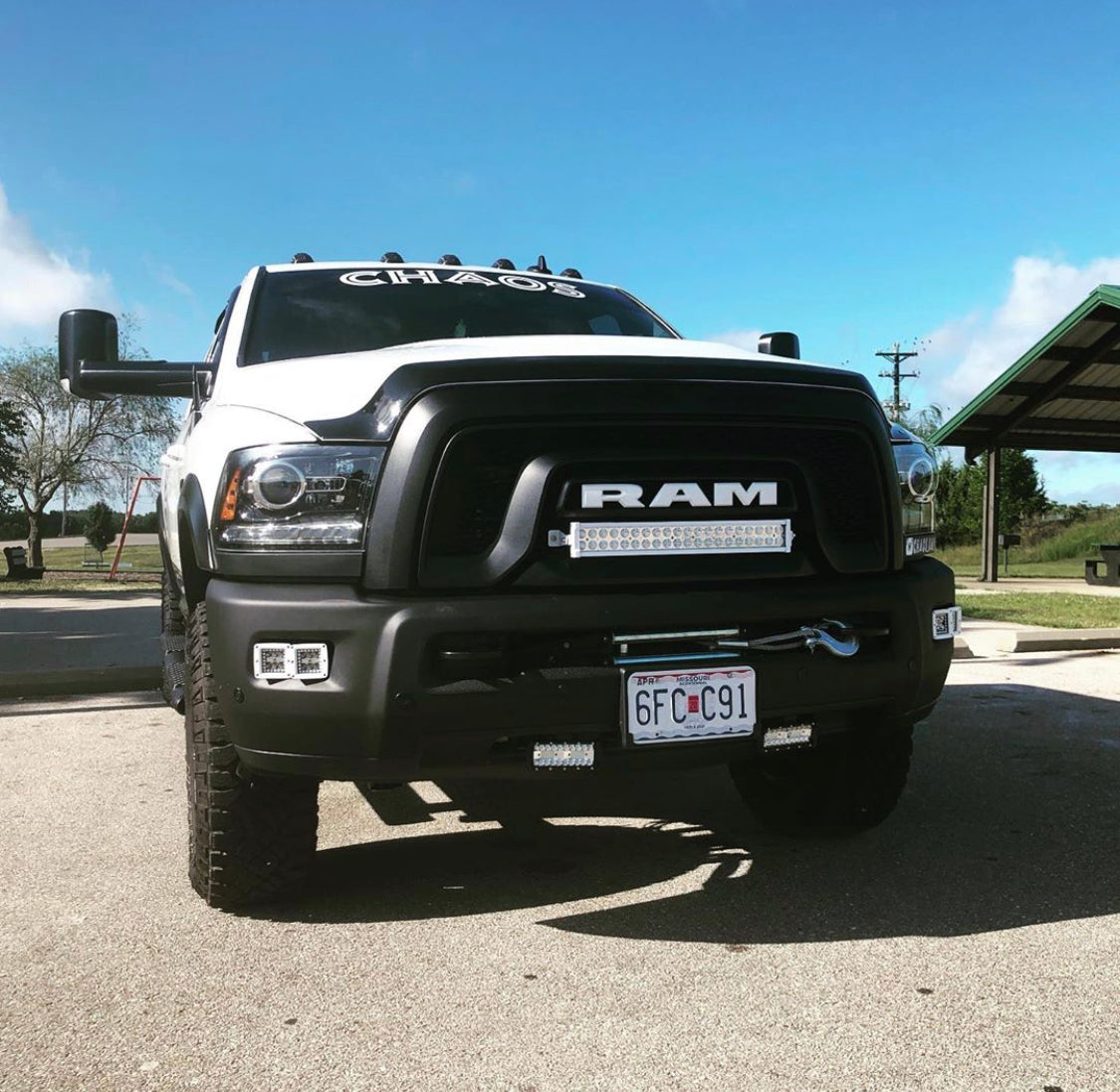 Fog Light Kit for 2010-2019 Dodge Ram 2500/3500 FCKLightBars Fog Light Kit for 2010-2019 Dodge Ram 2500/3500 FCKLightBars
