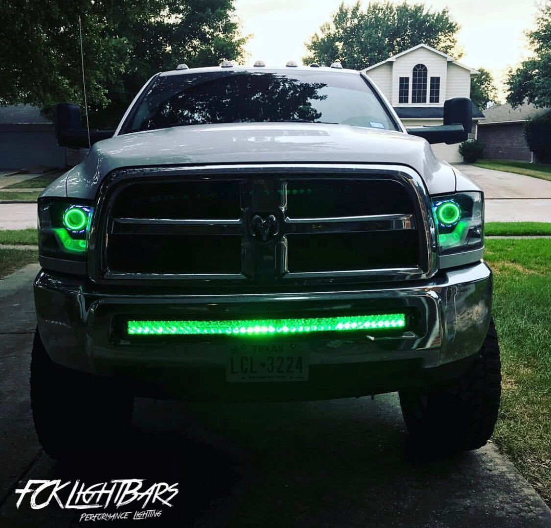 2010-2018 Ram 2500 / 3500 Hidden Bumper 30" Light Bar Kit - vehicle-specific brackets