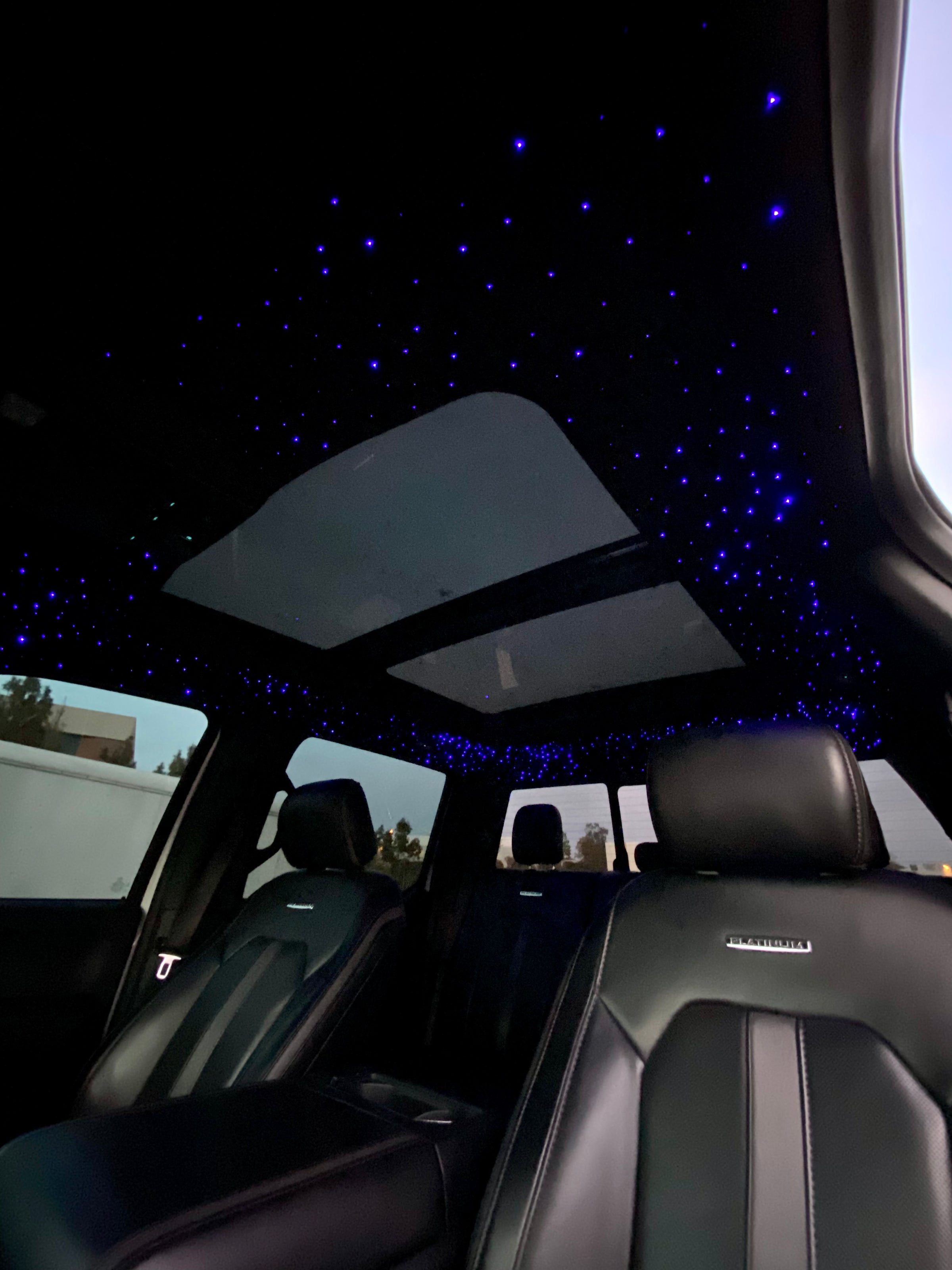 Starlight roof in car deals
