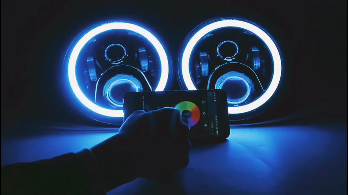 RGB Terminator Series D2 Headlights by FCK LightBars