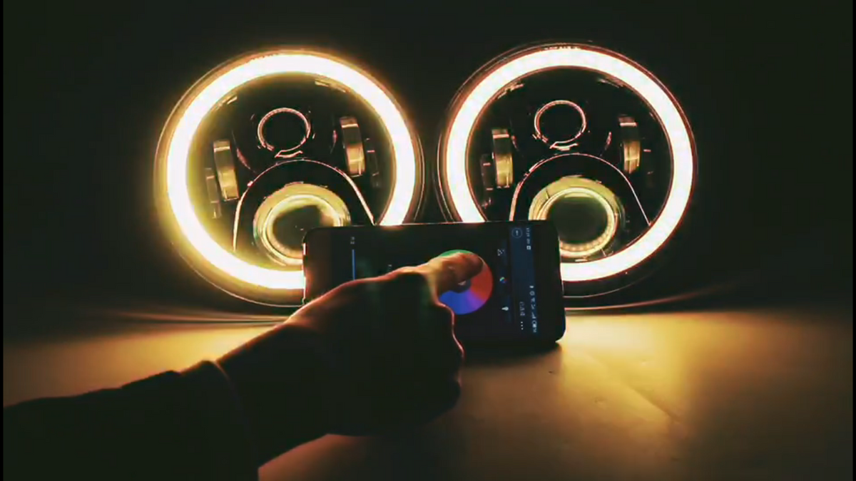 RGB Terminator Series D2 Headlights by FCK LightBars