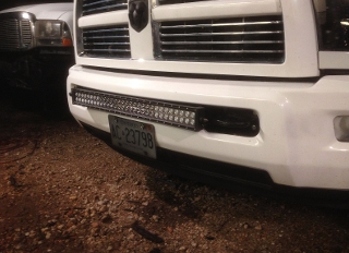 2005-2014 Ram 1500 Bumper 30" Light Bar Kit - vehicle-specific brackets