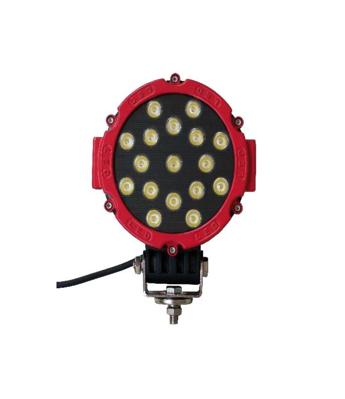7-Inch FCK RP-RF Round LED Light Pod