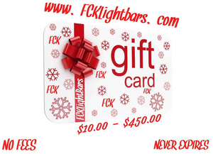 FCKLightBars Gift Card