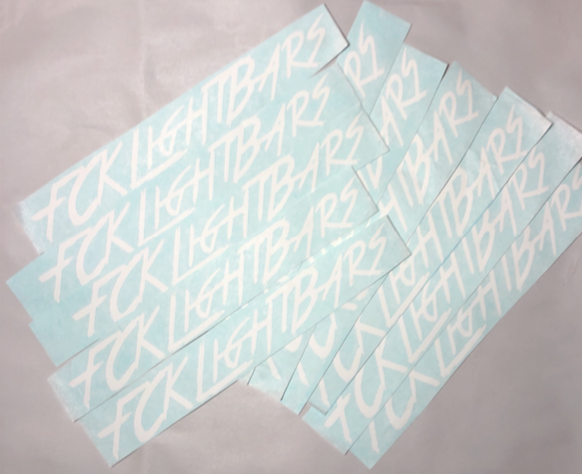 FCKLightBars Decal Standards