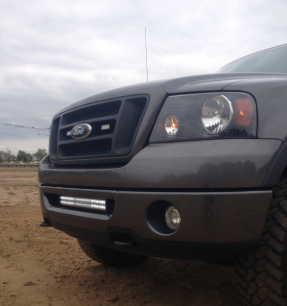2006-2008 Ford F-150 Bumper 20" Light Bar Kit - vehicle-specific brackets