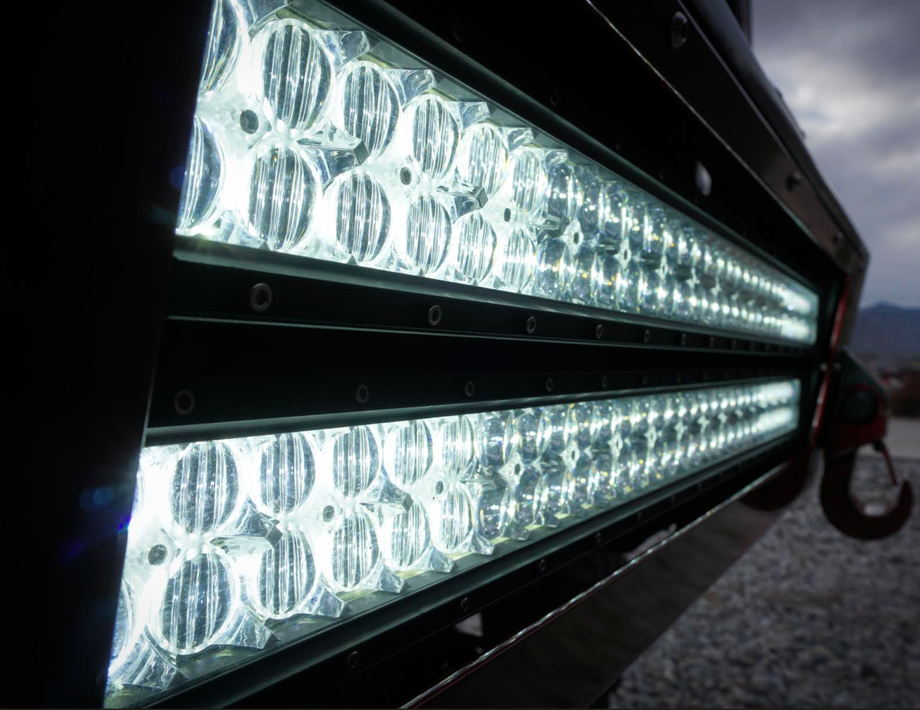 Ffsa Led Bar RGB V-2 LED Light Bar – Pure White + Multi-Color Halo | FCKLightBars