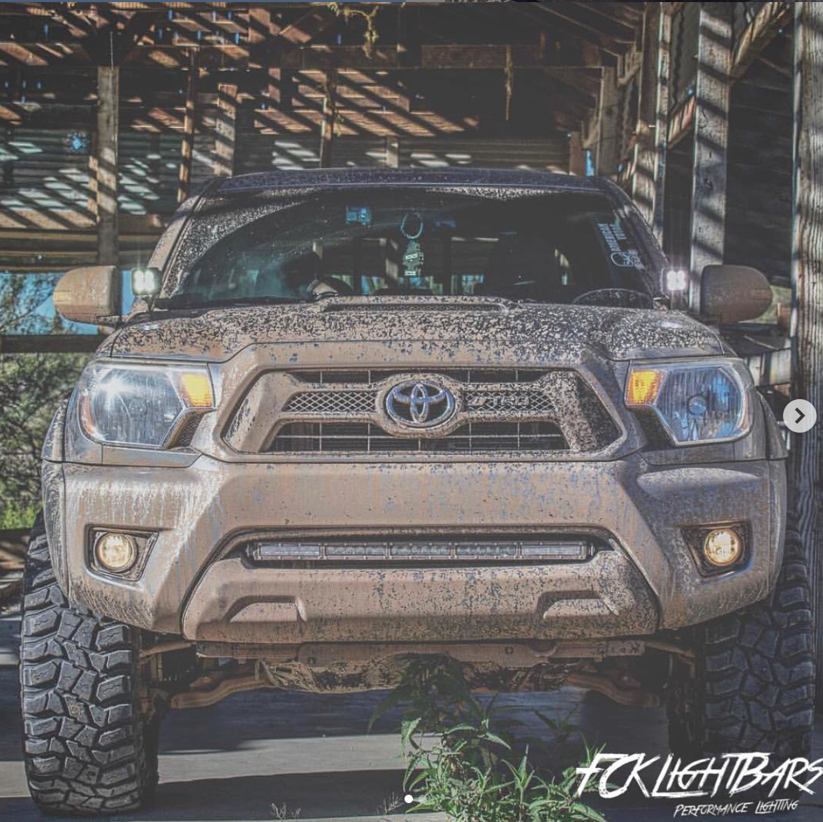 2005-2015 Toyota Tacoma Ditch Light Brackets 2nd Gen