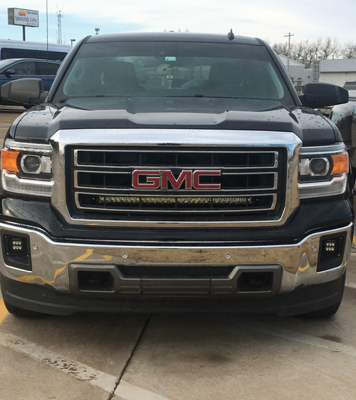 2014-2015 GMC Sierra 1500 Fog Light Kit - vehicle-specific brackets