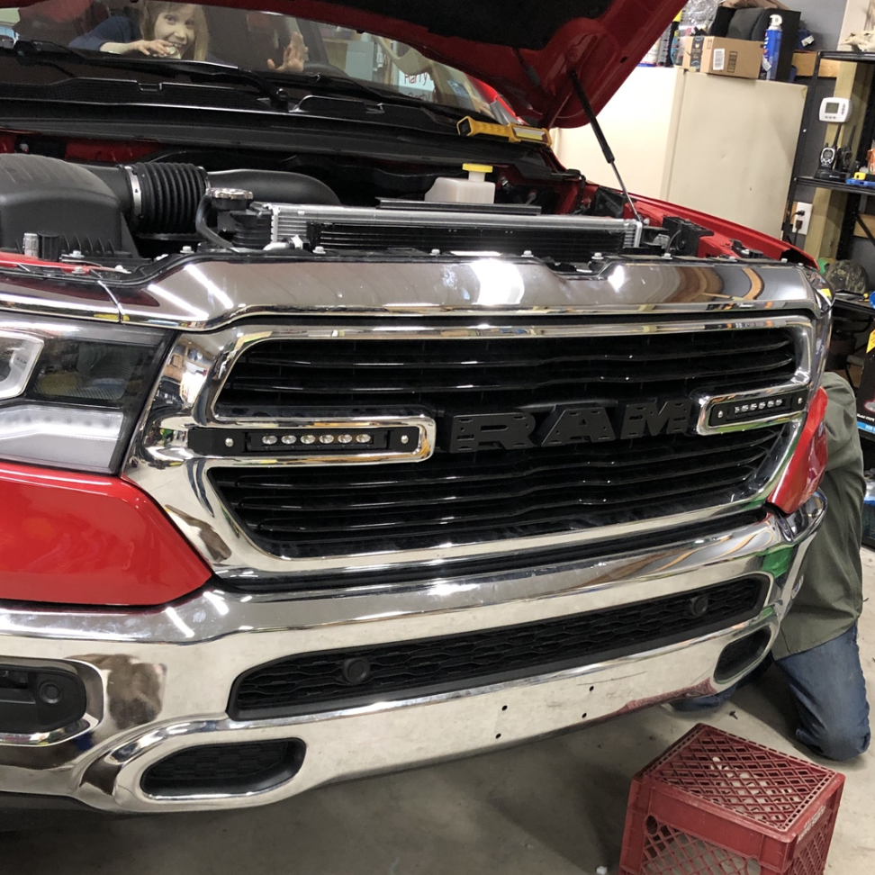 2019+ Ram 1500 Grille Brackets – Dual 7" Light Bars