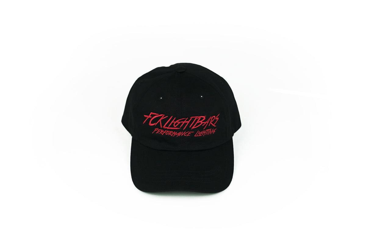 Black and Red Classic Hat by FCK LightBars
