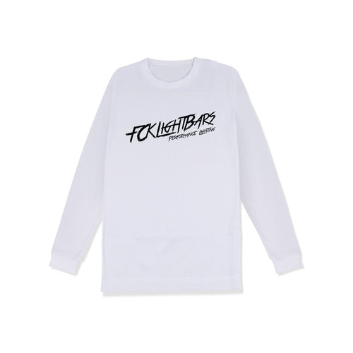 Long Sleeve T-Shirt (White/Black) Front