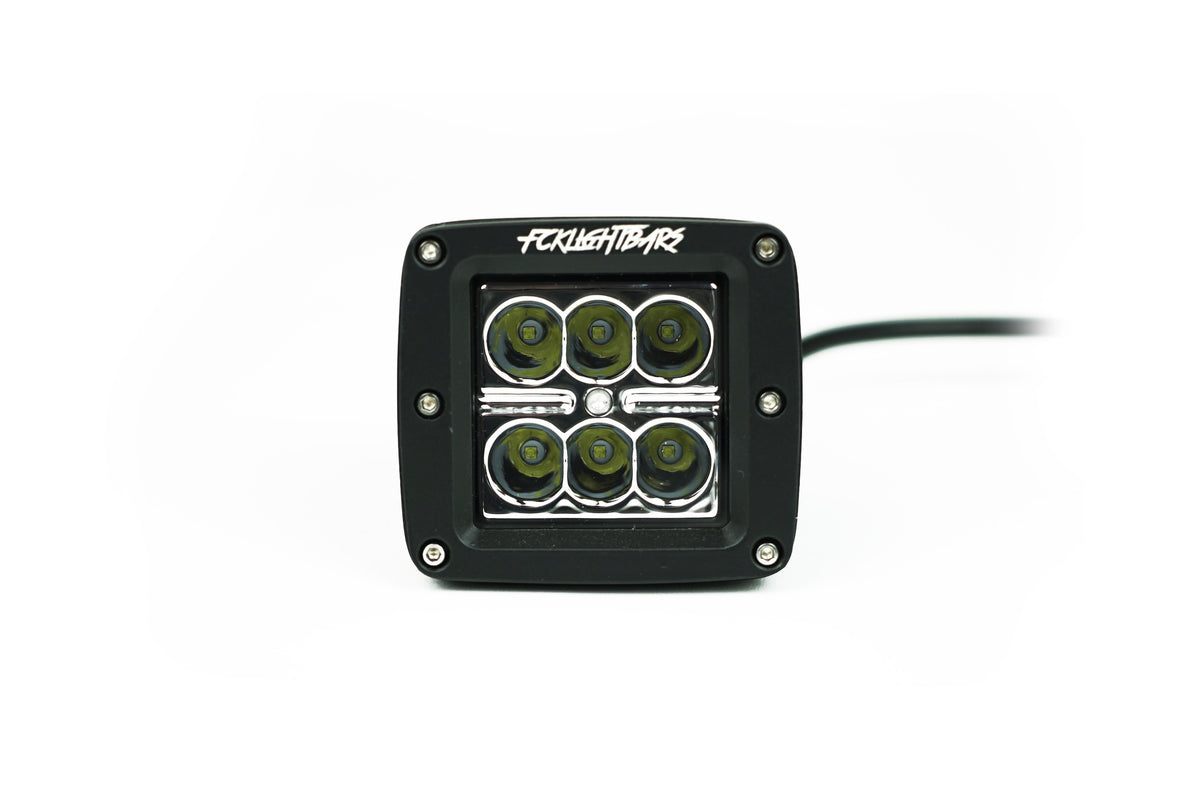 P-3 High-Output 3" Cubes - FCKLightBars LED pods included in vehicle specific light kits