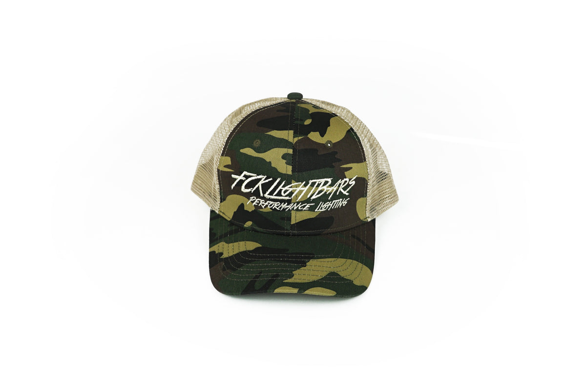 Snapback Hat – Army Camo / Desert Tan
