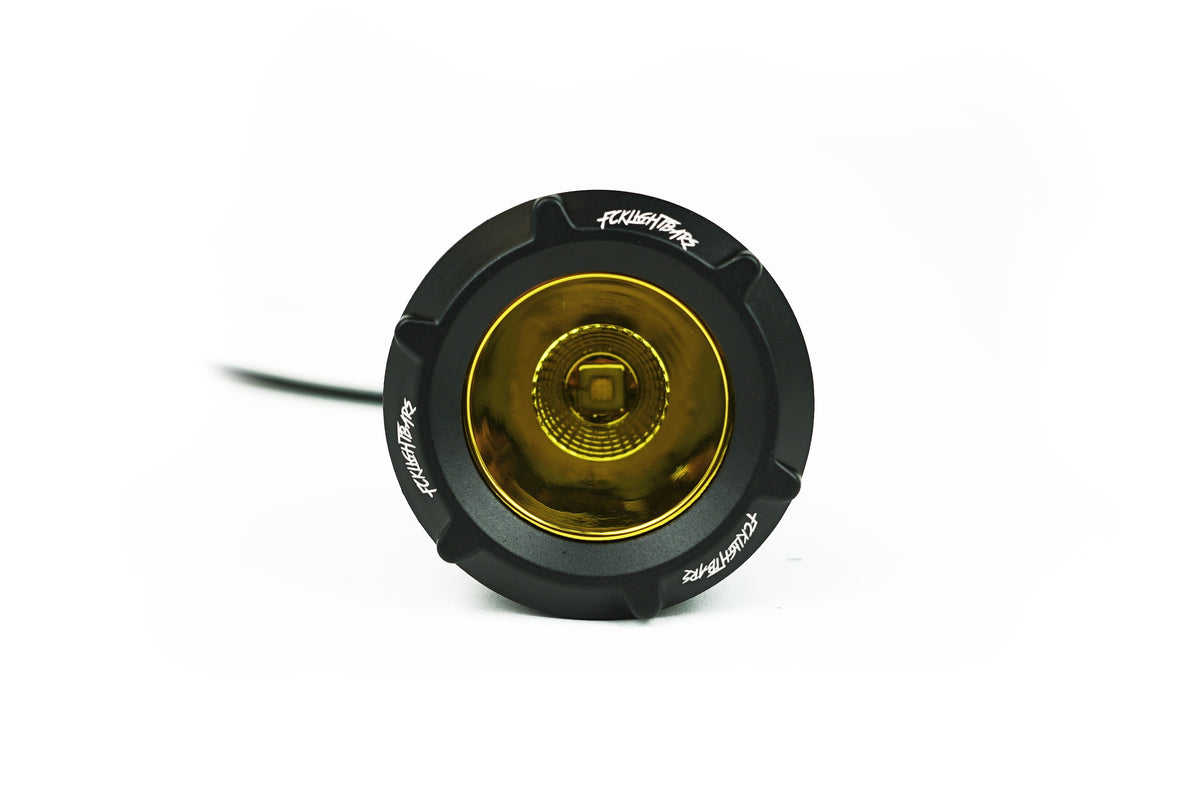 3-Inch FCK RP-S1 Round LED Light Pods (Front)